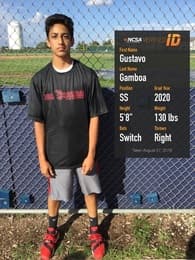 Gustavo Gamboa Baseball recruiting profile image