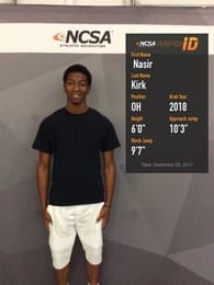 Nasir Kirk Men's Volleyball recruiting profile image