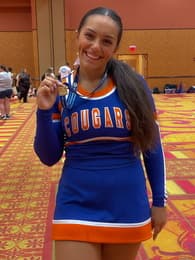 Gabrielle Hunter Cheerleading recruiting profile image