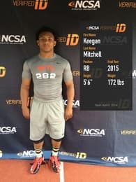 Keegan Mitchell Football recruiting profile image