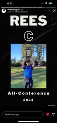 Rees Cooper II Men's Golf recruiting profile image