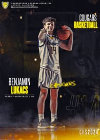 Benjamin Lukacs Men's Basketball recruiting profile image