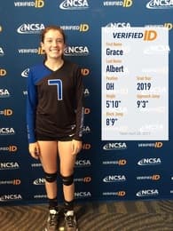 Grace Albert Women's Volleyball recruiting profile image