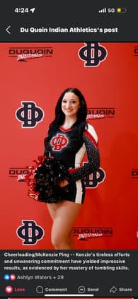 McKenzie Ping Cheerleading recruiting profile image
