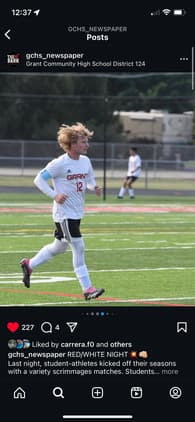 Cody Berg Men's Soccer recruiting profile image