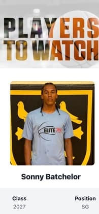 Baron (Sonny) Batchelor Men's Basketball recruiting profile image
