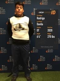 Rodrigo Davila Football recruiting profile image