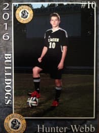 Hunter Webb Men's Soccer recruiting profile image