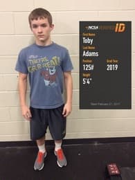 Toby Adams Wrestling recruiting profile image
