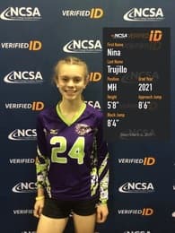 Nina Trujillo Women's Volleyball recruiting profile image