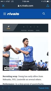 Bryce Young Football recruiting profile image