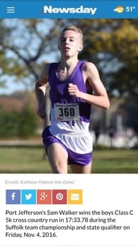 Sam Walker Men's Track recruiting profile image