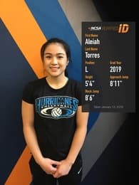 Aleiah Torres Women's Volleyball recruiting profile image
