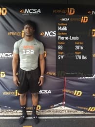 Malik Pierre-Louis Football recruiting profile image