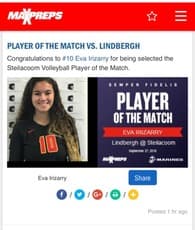 Eva Irizarry Women's Volleyball recruiting profile image