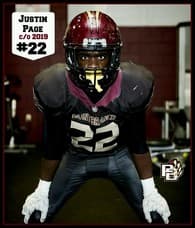 Justin Page Football recruiting profile image