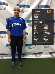 Julia Petrovich Softball recruiting profile image