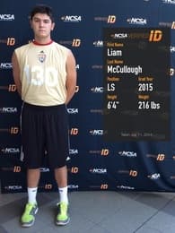 Liam McCullough Football recruiting profile image