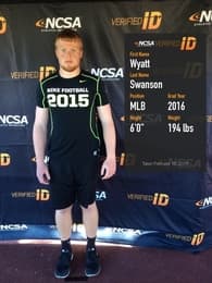 Wyatt Swanson Football recruiting profile image