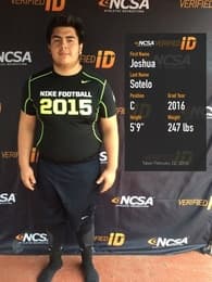 Joshua Sotelo Football recruiting profile image