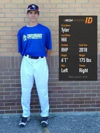 Tyler Hill Baseball recruiting profile image
