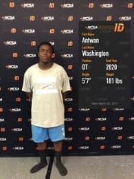 Antwan Washington Football recruiting profile image