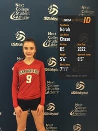 Norah Chase Women's Volleyball recruiting profile image