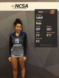 Izabell Nudo Women's Volleyball recruiting profile image