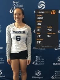 Caitlin Law Women's Volleyball recruiting profile image