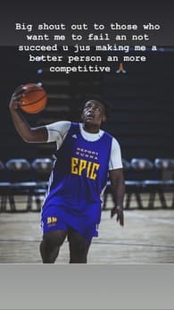 Tyrion Denson Men's Basketball recruiting profile image
