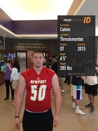 Calvin Throckmorton Football recruiting profile image