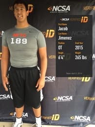 Jacob Jimenez Football recruiting profile image