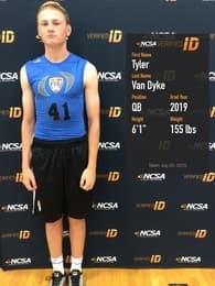 Tyler Van Dyke Football recruiting profile image