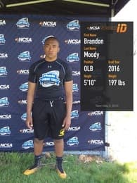 Brandon Moody Football recruiting profile image