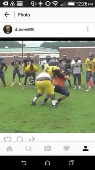 Deshawn Brown Football recruiting profile image