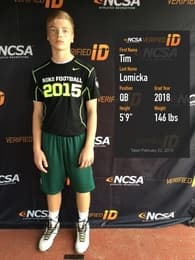 Timothy Lomicka Football recruiting profile image