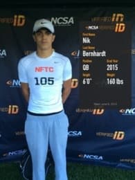 Nik Bernhardt Football recruiting profile image
