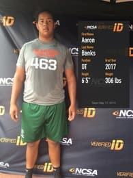 Aaron Banks Football recruiting profile image