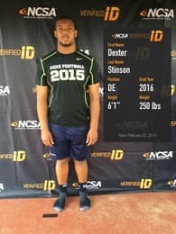Dexter Stinson Football recruiting profile image