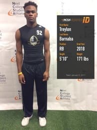 Treylon Barnaba Football recruiting profile image