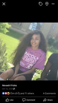 Nevaeh Fricks Women's Track recruiting profile image