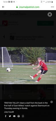 Tristan Talley Men's Soccer recruiting profile image
