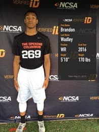 Brandon Wadley Football recruiting profile image