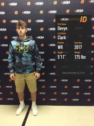 Devyn Clark Football recruiting profile image