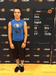 Chris English Football recruiting profile image