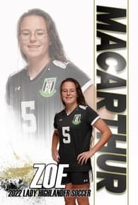 Zoe Martin Women's Soccer recruiting profile image