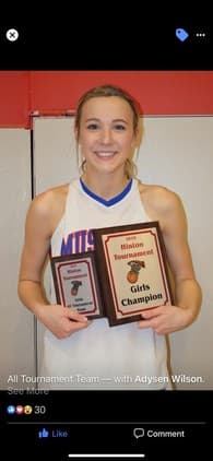 Adysen Wilson Women's Basketball recruiting profile image