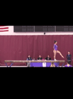 Video of 9.5 (10.1 SV) First place beam routine from BI