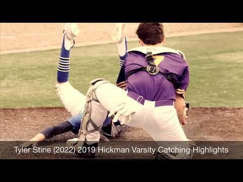 Video of Tyler Stine (2022) - Catching Highlights Hickman Varsity: Freshman Year 