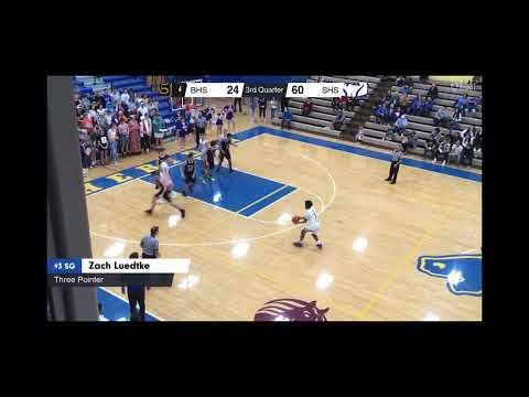 Video of Zach Luedtke |Basketball highlights|